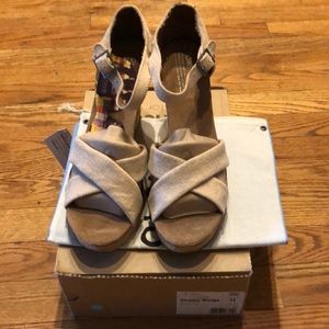 Toms Sierra Strappy Wedge